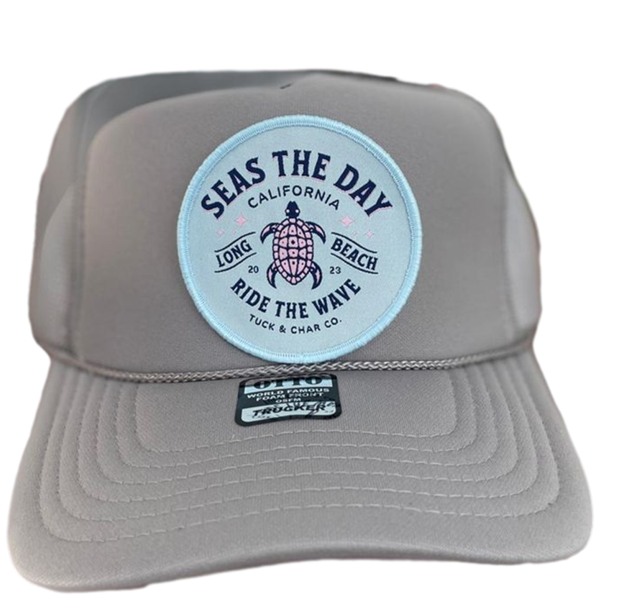 Seas The Day Trucker Hat - Tuck & Char Co. 