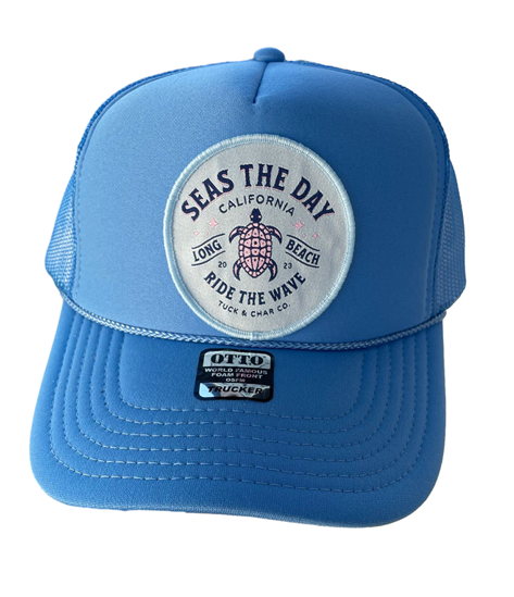 Seas The Day Trucker Hat - Tuck & Char Co. 