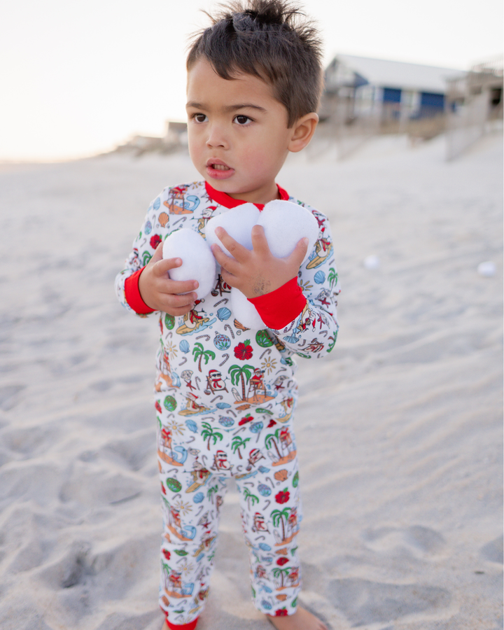 Jolly Waves Bamboo Toddler Two-Piece Pajama Set