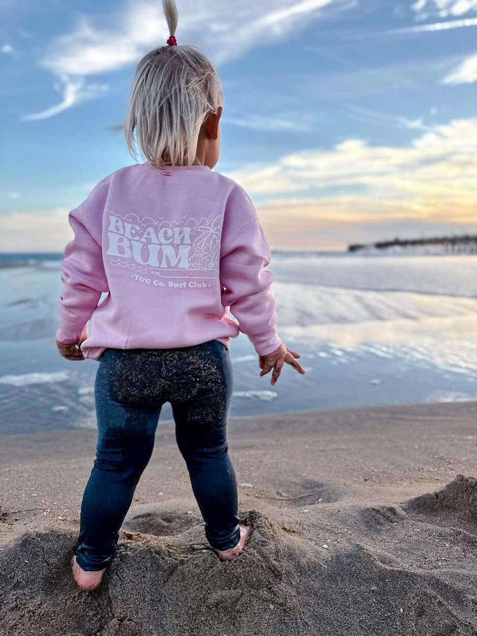 Beach Bum - Crewneck Sweatshirt - Tuck & Char Co.