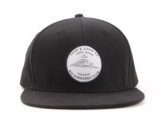 Big Shredder Club Snapback - Black - Tuck & Char Co. 