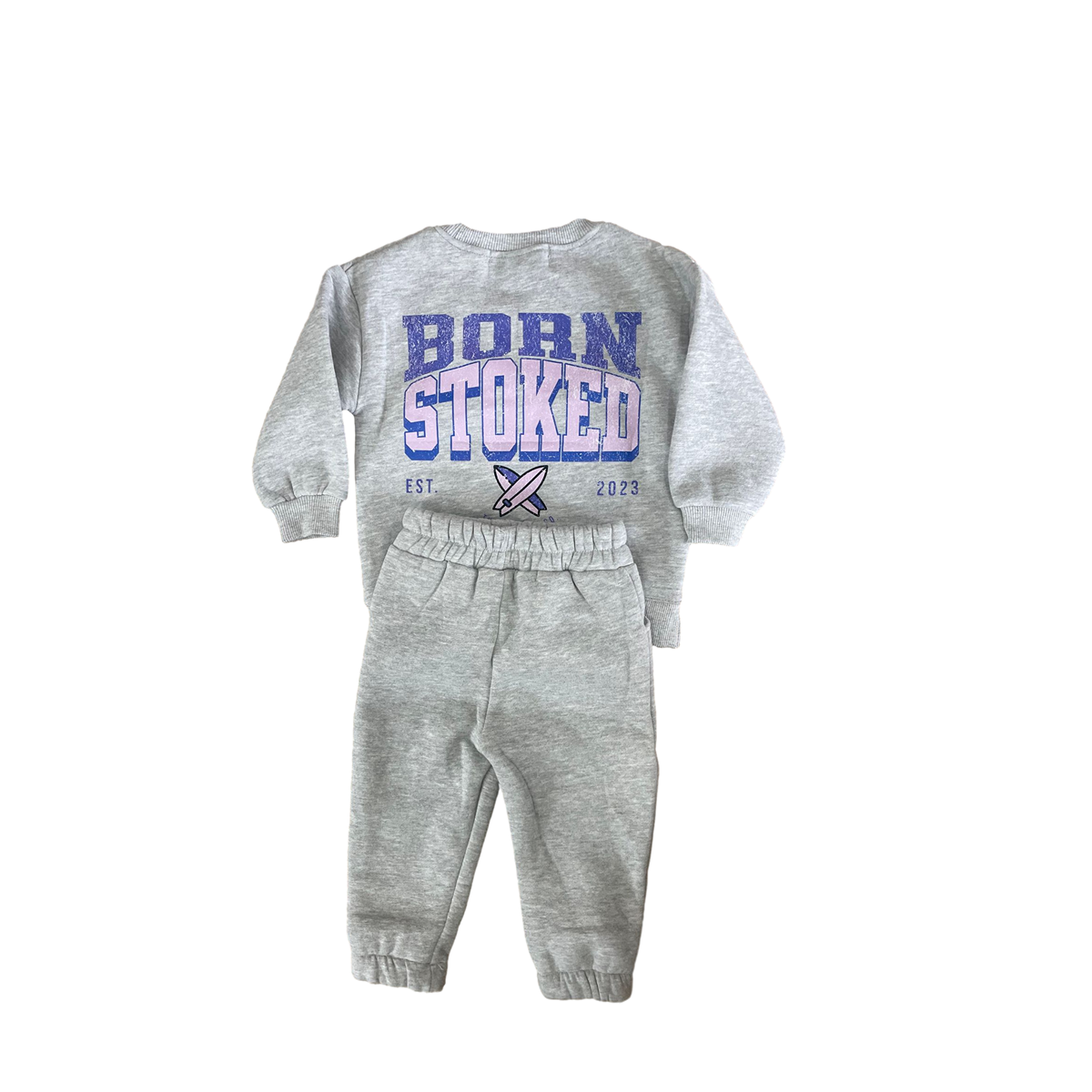 Born Stoked Sweatsuit - Pink/Purple - Tuck & Char Co. 