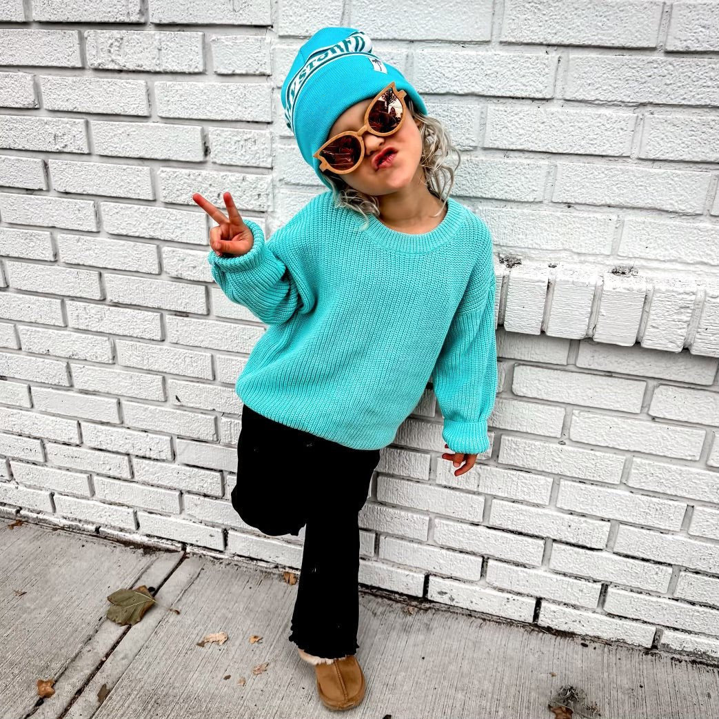 Cabo Azul - Girls Sweater - Tuck & Char Co.