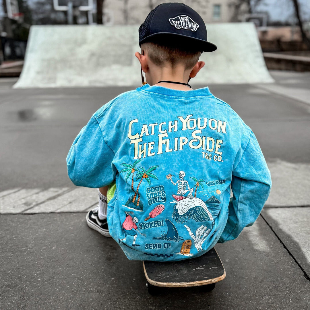 Catch You on the Flipside - Long Sleeve Exclusive - Tuck & Char Co.