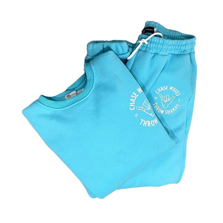 Chase Waves Throw Shakas Adult Sweatsuit - Tuck & Char Co.