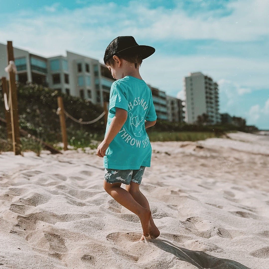 Chase Waves Throw Shakas Tee - Tuck & Char Co.