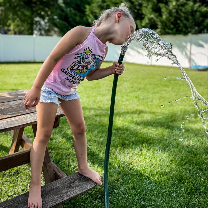 Garden Hose Kids > iPad Kids Halter Top - Pink - Tuck & Char Co.