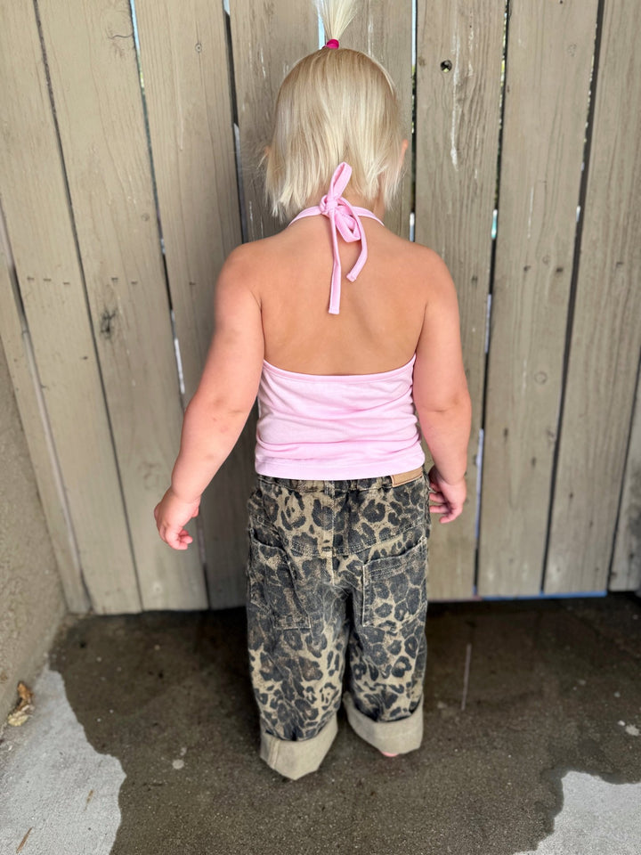 Garden Hose Kids > iPad Kids Halter Top - Pink - Tuck & Char Co.
