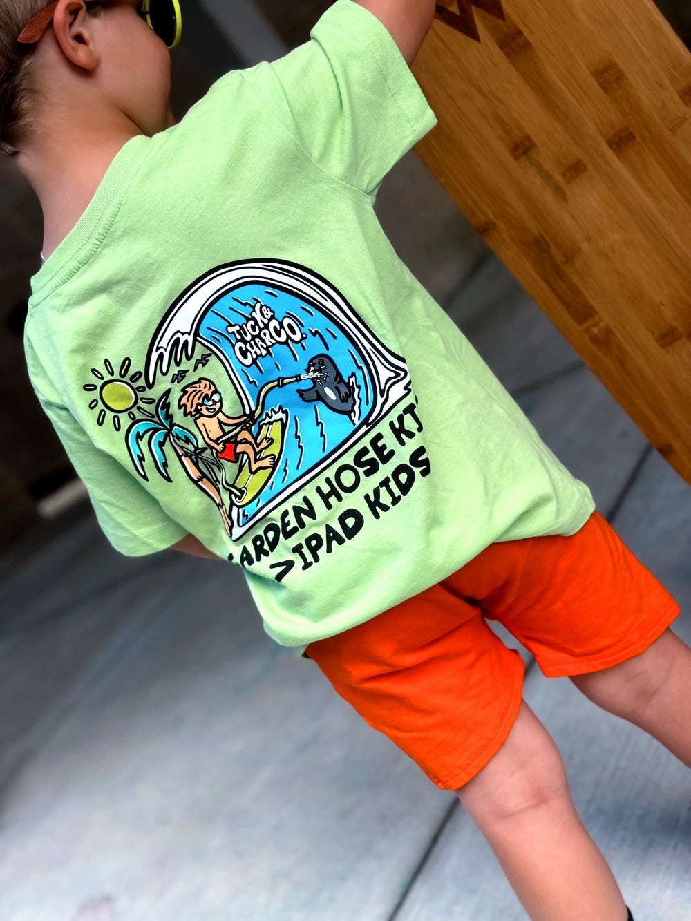 Garden hose Kids > iPad Kids T-Shirt - Tuck & Char Co.