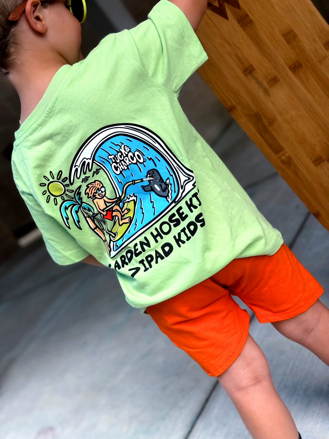 Garden hose Kids > iPad Kids T-Shirt - Tuck & Char Co.