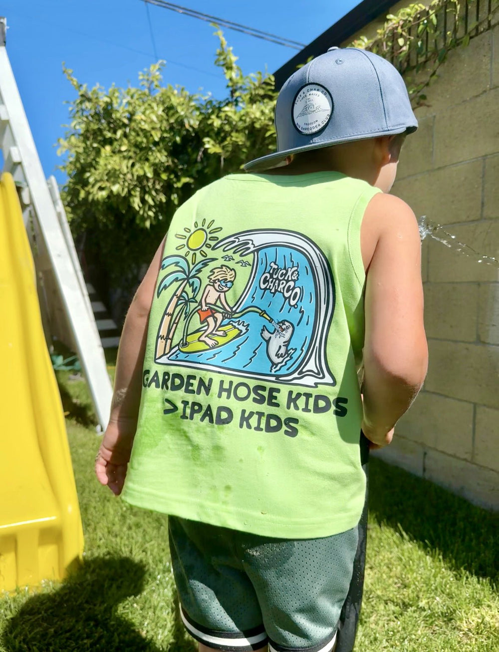 Garden hose Kids > iPad Kids Tank Top - Tuck & Char Co.