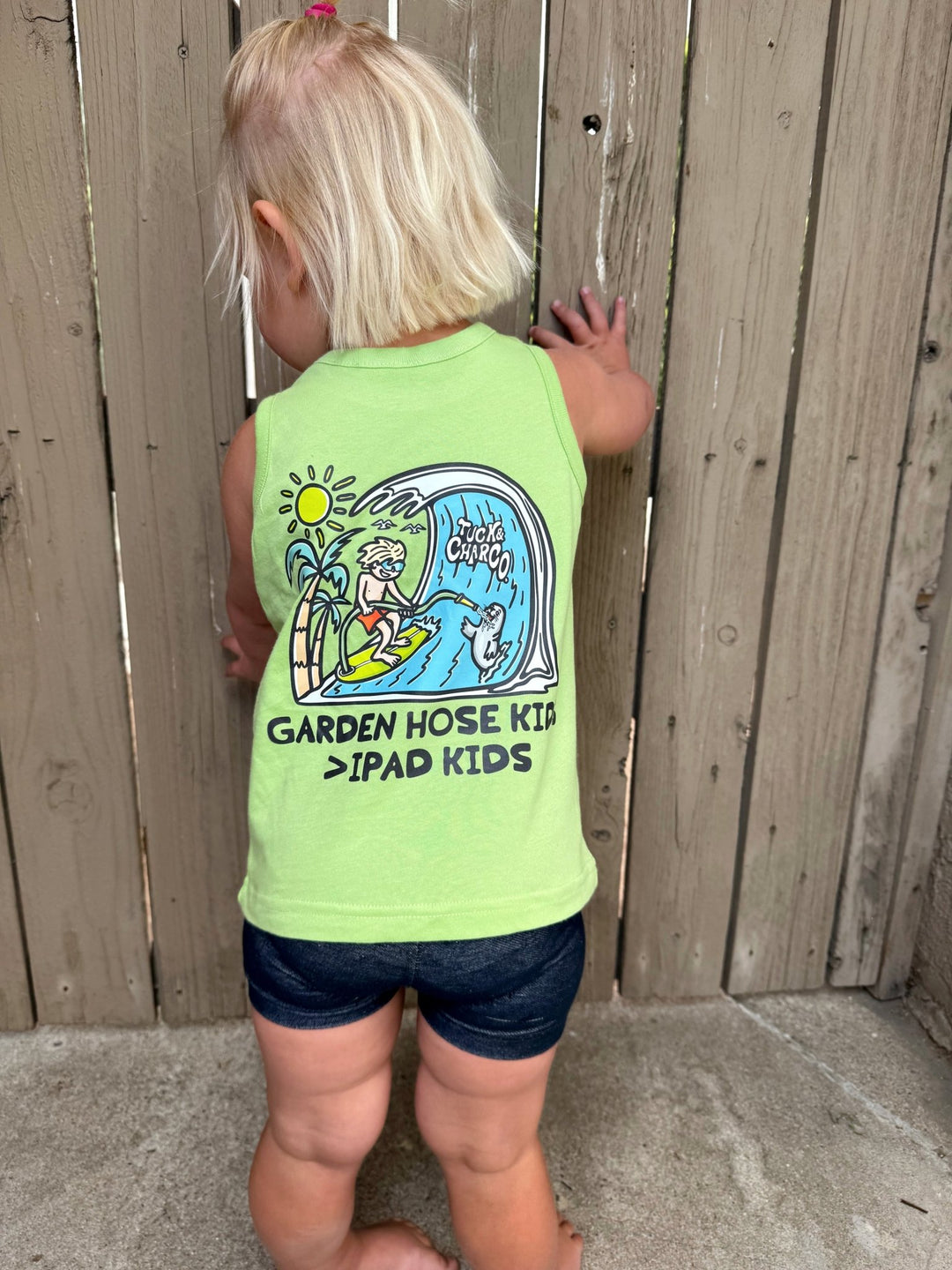 Garden hose Kids > iPad Kids Tank Top - Tuck & Char Co.