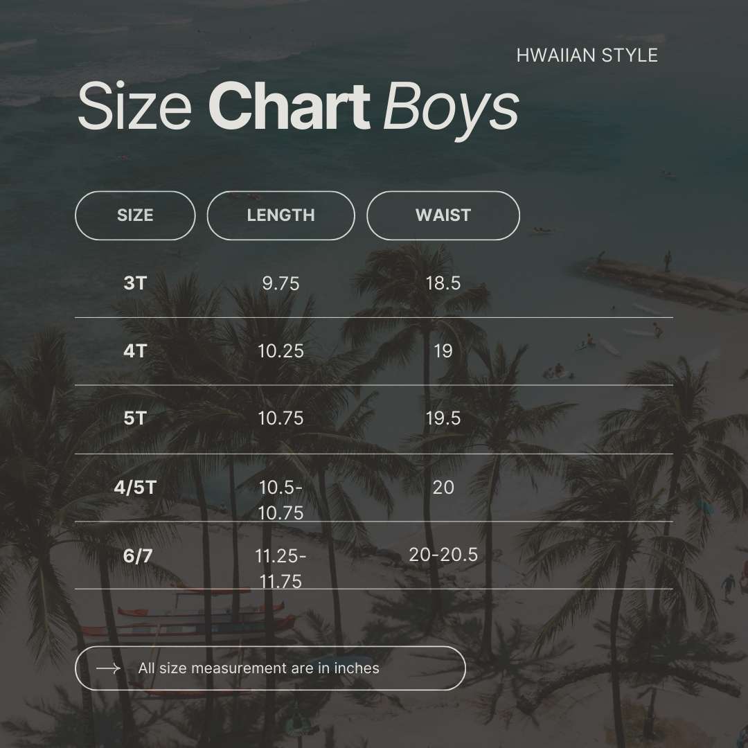Hawaiian Blue Boardies - Tuck & Char Co.