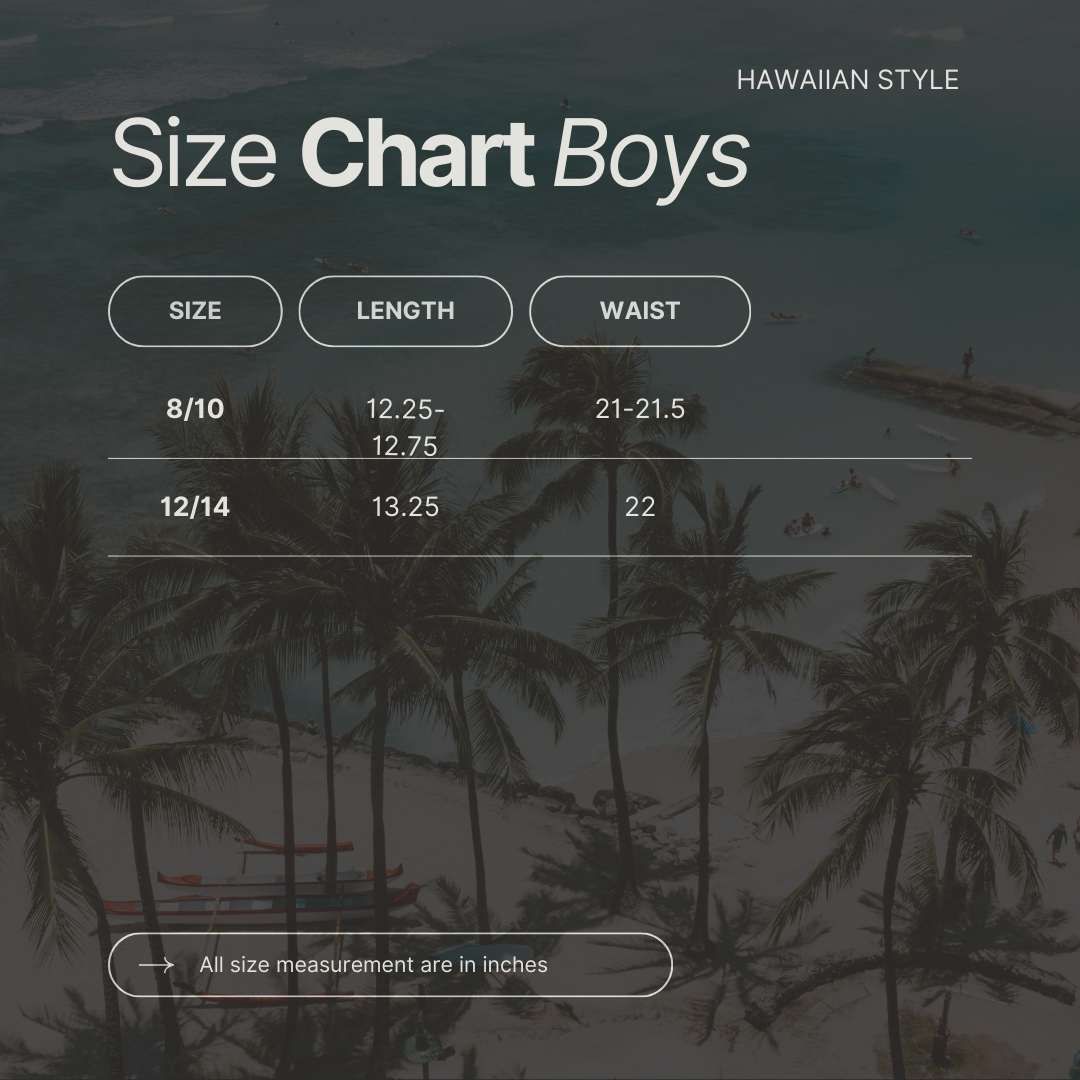 Hawaiian Blue Boardies - Tuck & Char Co.