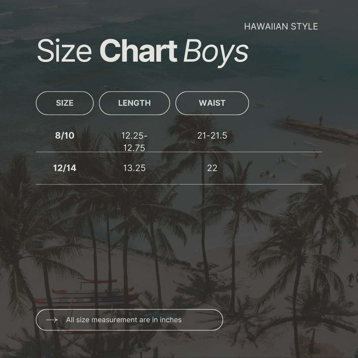 Hawaiian Blue Boardies - Tuck & Char Co.