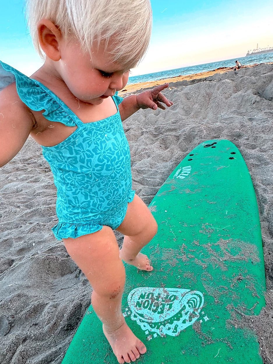 Hawaiian Blue One Piece - Tuck & Char Co.