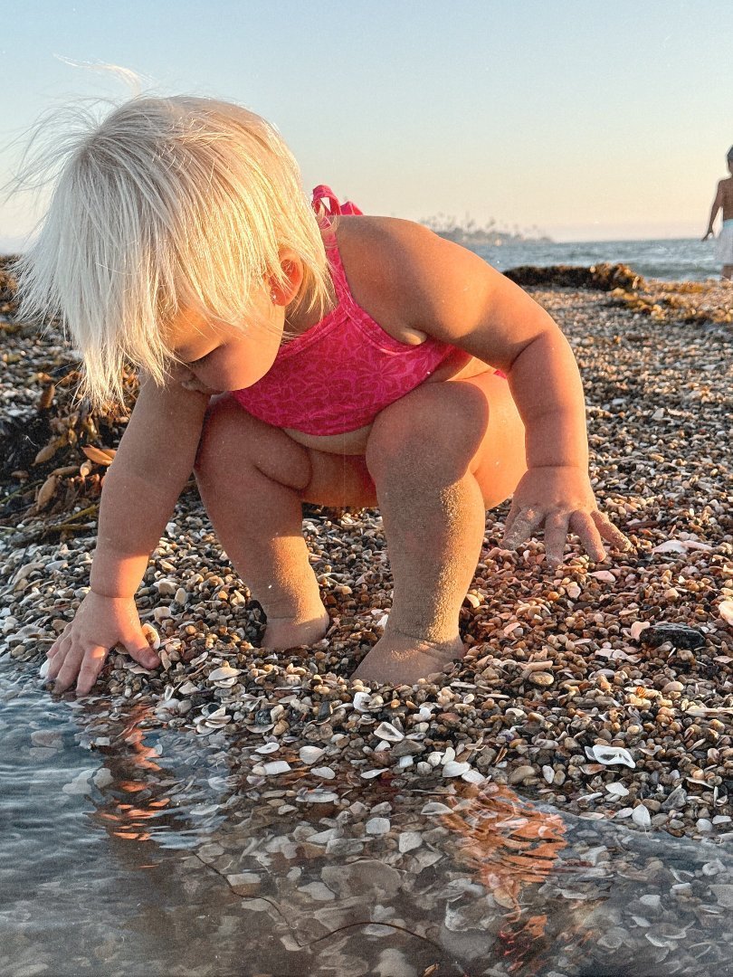 Hot Pink Hawaiian Tankini - Girls - Tuck & Char Co.