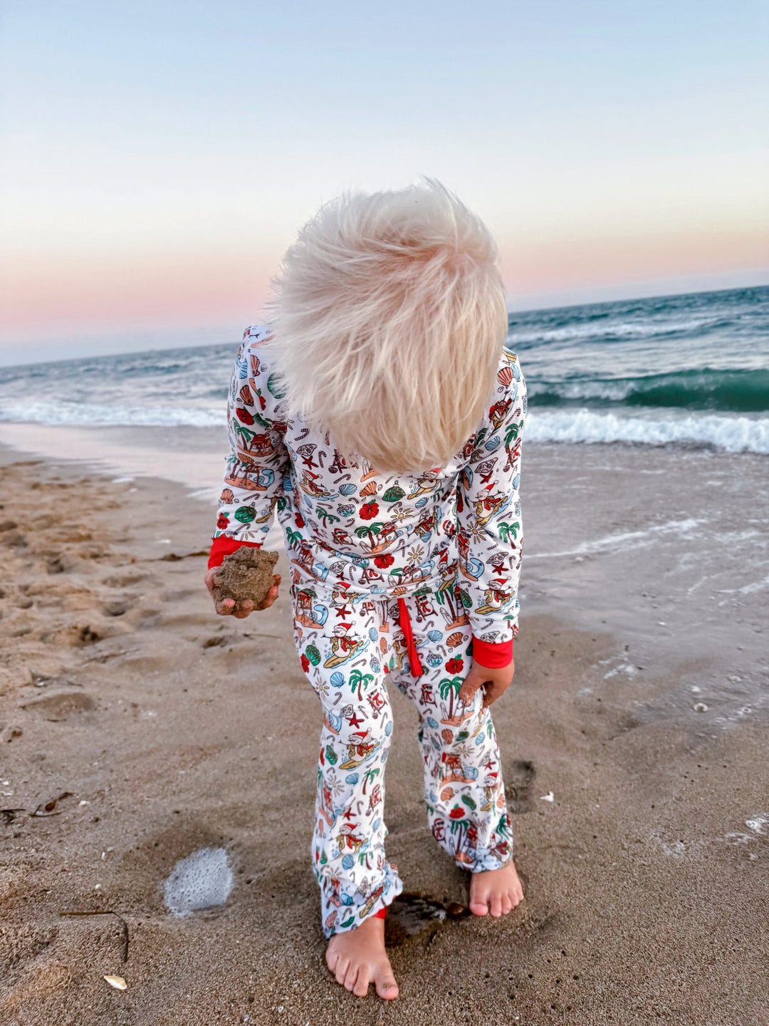 Jolly Waves Bamboo PJ Two Piece Jogger Youth - Tuck & Char Co.