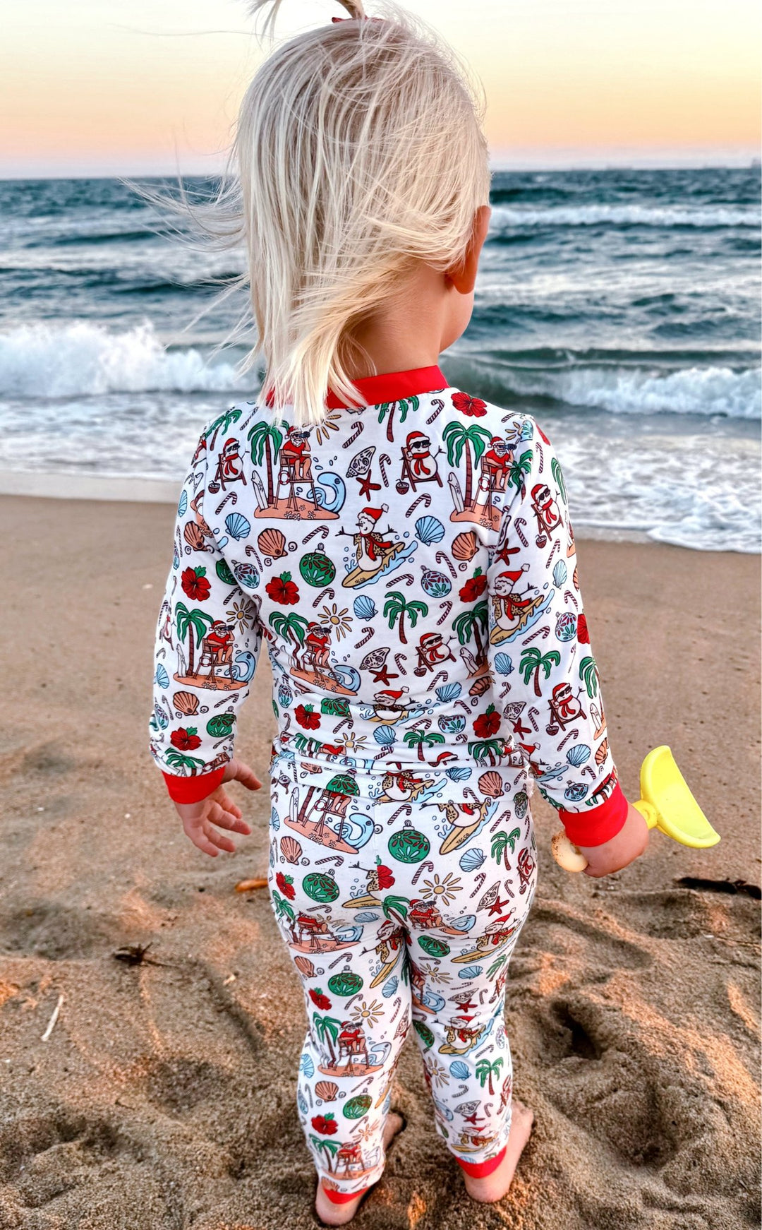 Jolly Waves Bamboo Toddler Two - Piece Pajama Set - Tuck & Char Co.