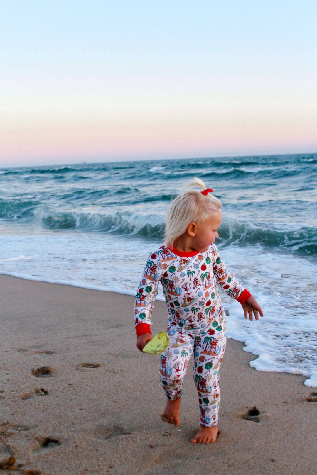Jolly Waves Bamboo Toddler Two - Piece Pajama Set - Tuck & Char Co.