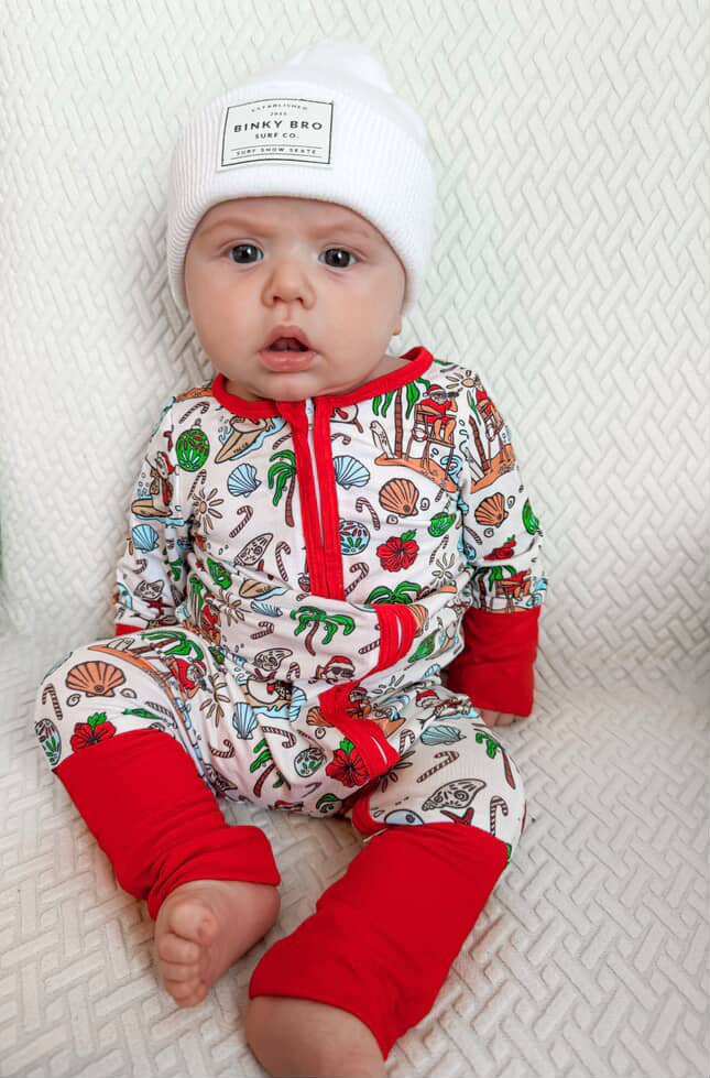 Jolly Waves Bamboo Zippy Pajama - Tuck & Char Co.