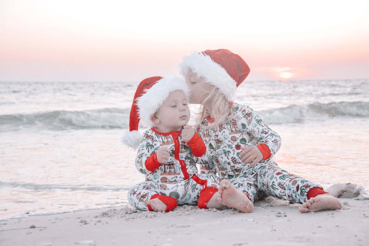 Jolly Waves Bamboo Zippy Pajama - Tuck & Char Co.