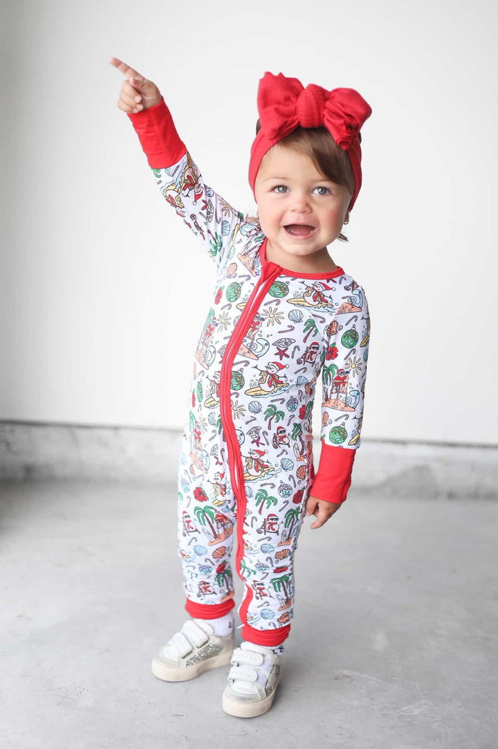 Jolly Waves Bamboo Zippy Pajama - Tuck & Char Co.