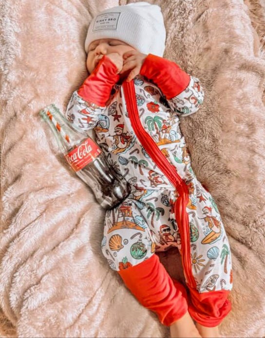 Jolly Waves Bamboo Zippy Pajama - Tuck & Char Co.