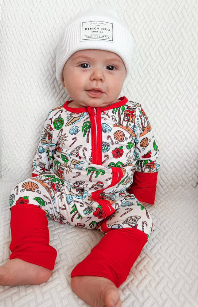 Jolly Waves Bamboo Zippy Pajama - Tuck & Char Co.