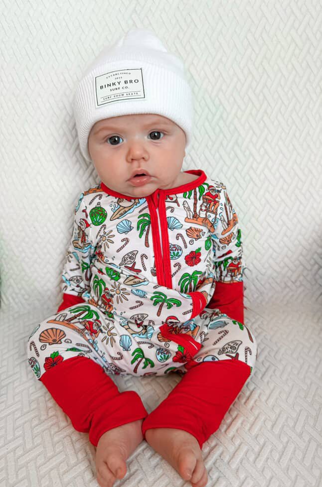 Jolly Waves Bamboo Zippy Pajama - Tuck & Char Co.