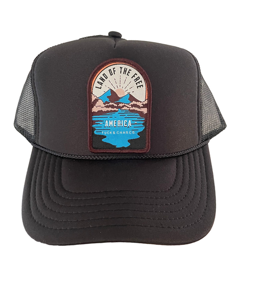 Land of the Free Trucker Hat - Tuck & Char Co. 