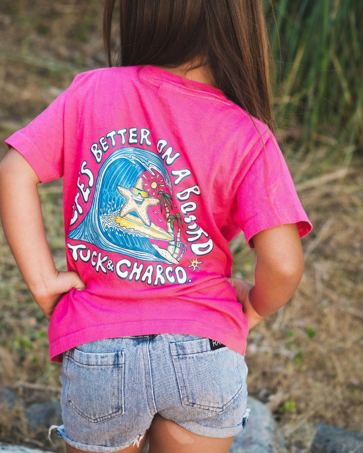 Life's Better on a Board T-Shirt - Tuck & Char Co.