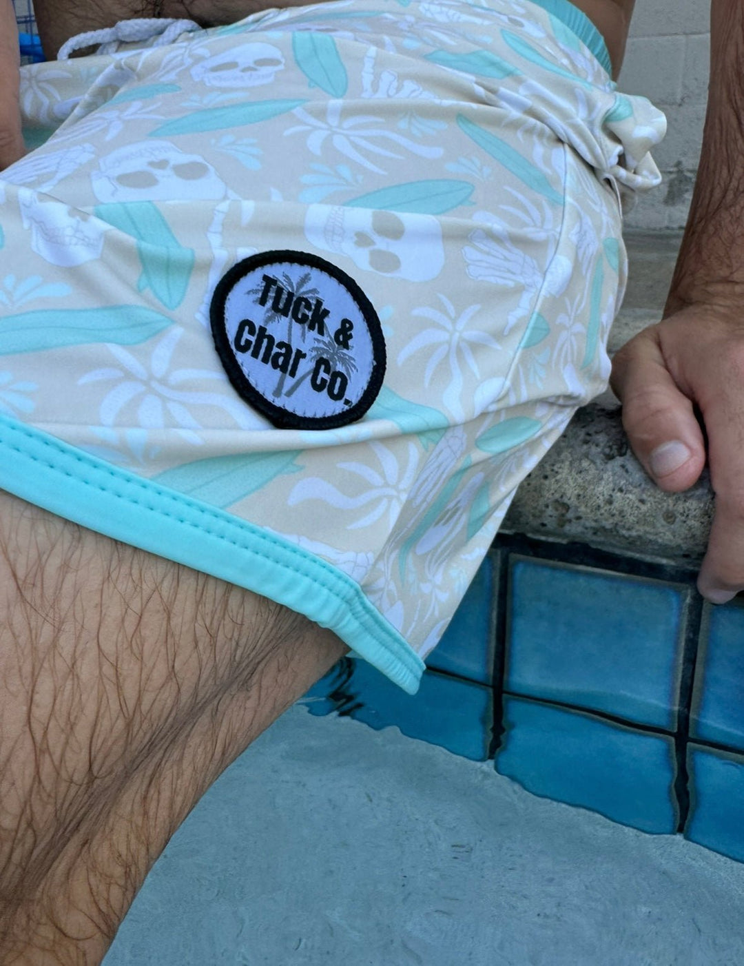 Mens Shakas & Skulls Boardies - Tuck & Char Co.