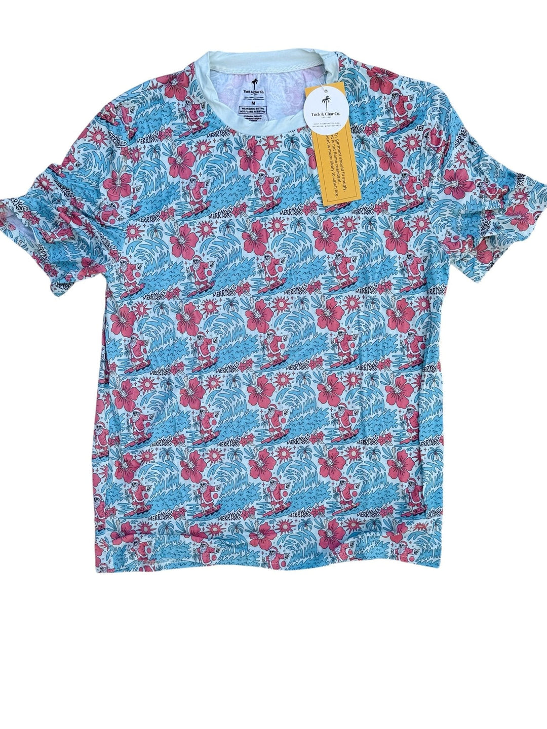 Merry Vibes Bamboo Mens Pajama Set - Tuck & Char Co.