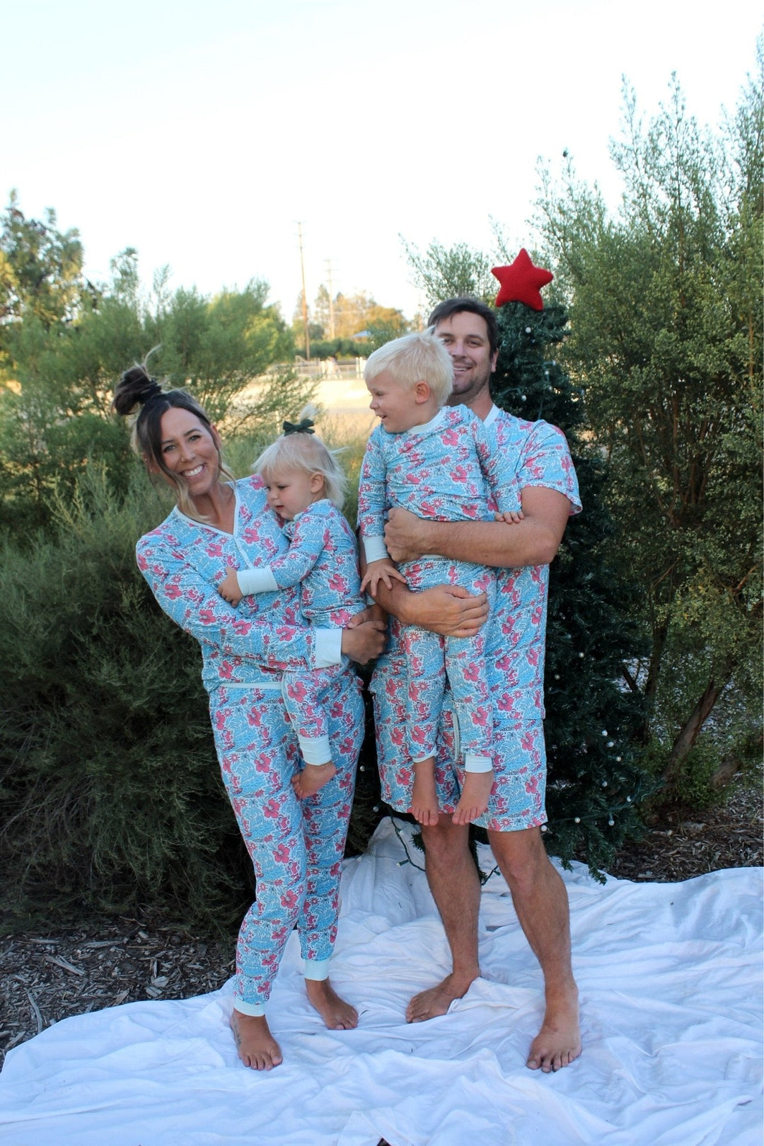 Merry Vibes Bamboo Mens Pajama Set - Tuck & Char Co.