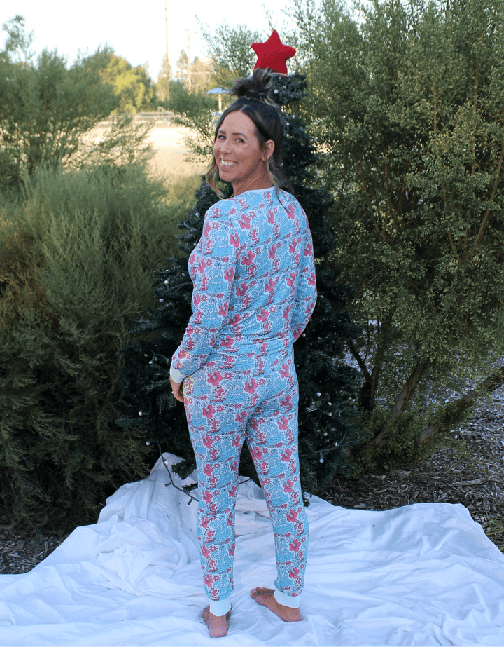Merry Vibes Bamboo Women's Pajama Set - Tuck & Char Co.