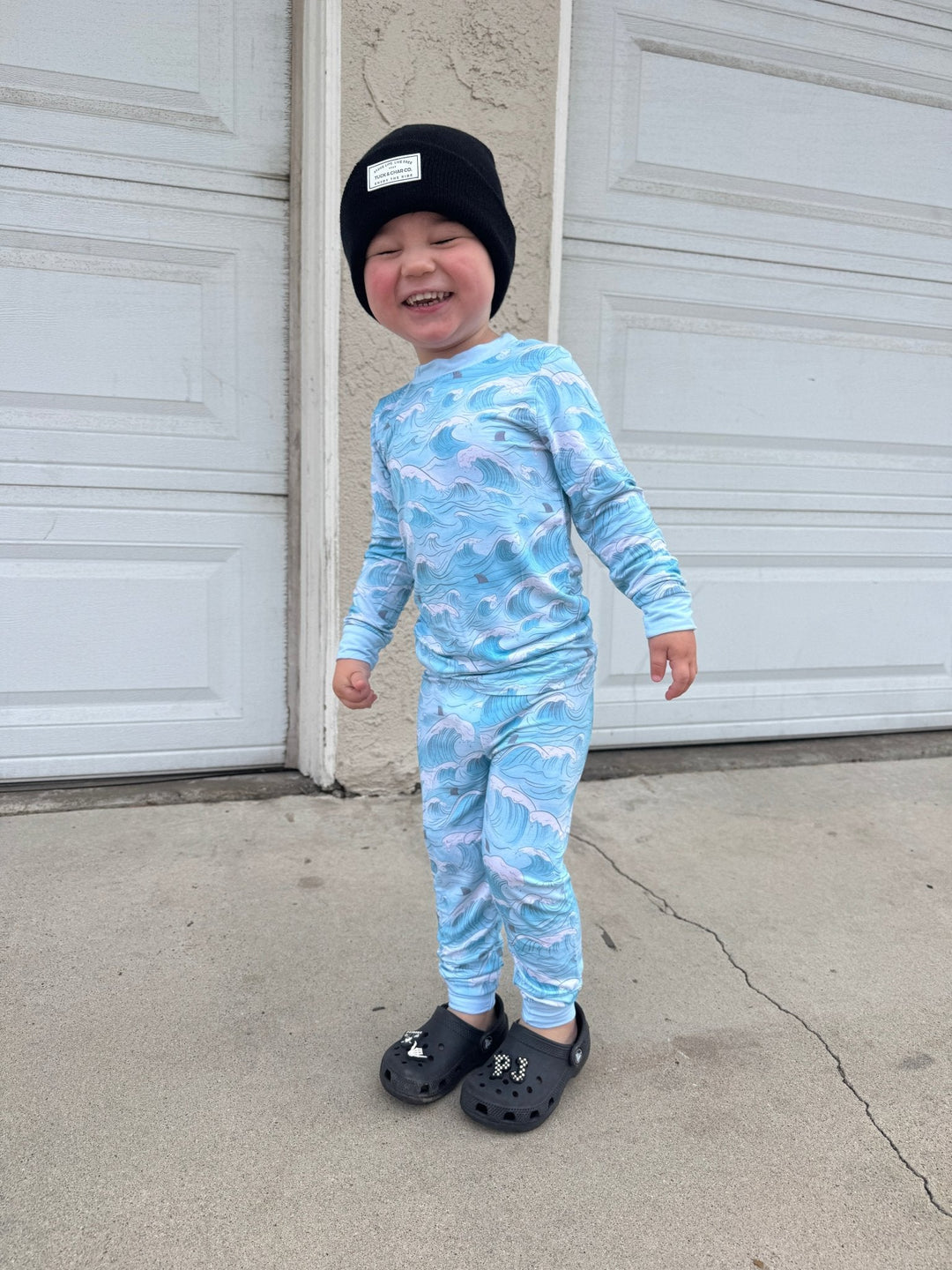 Ocean Dreamers Bamboo Pajamas - Two Piece PRE - ORDER - Tuck & Char Co.