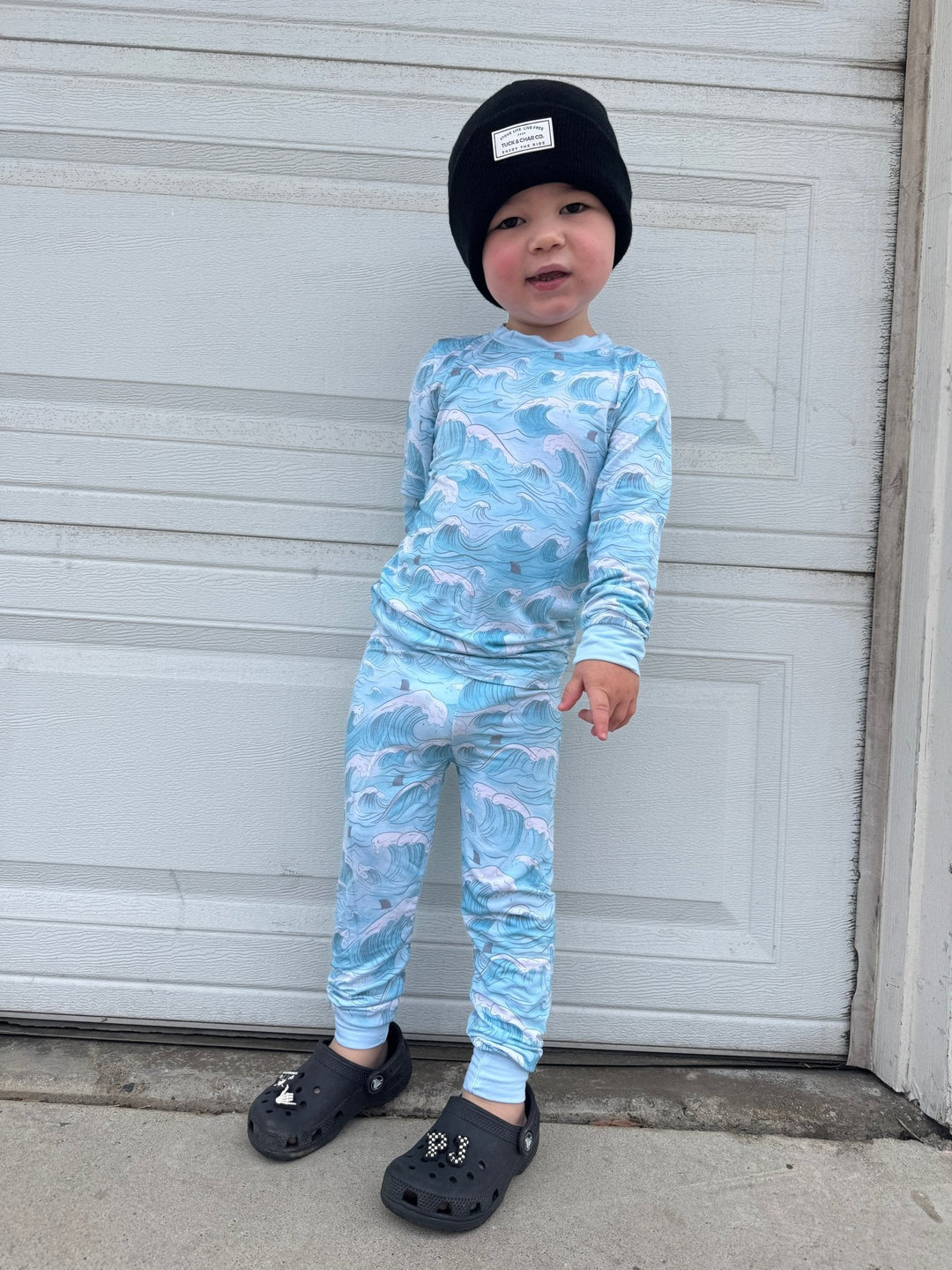 Ocean Dreamers Bamboo Pajamas - Two Piece PRE - ORDER - Tuck & Char Co.