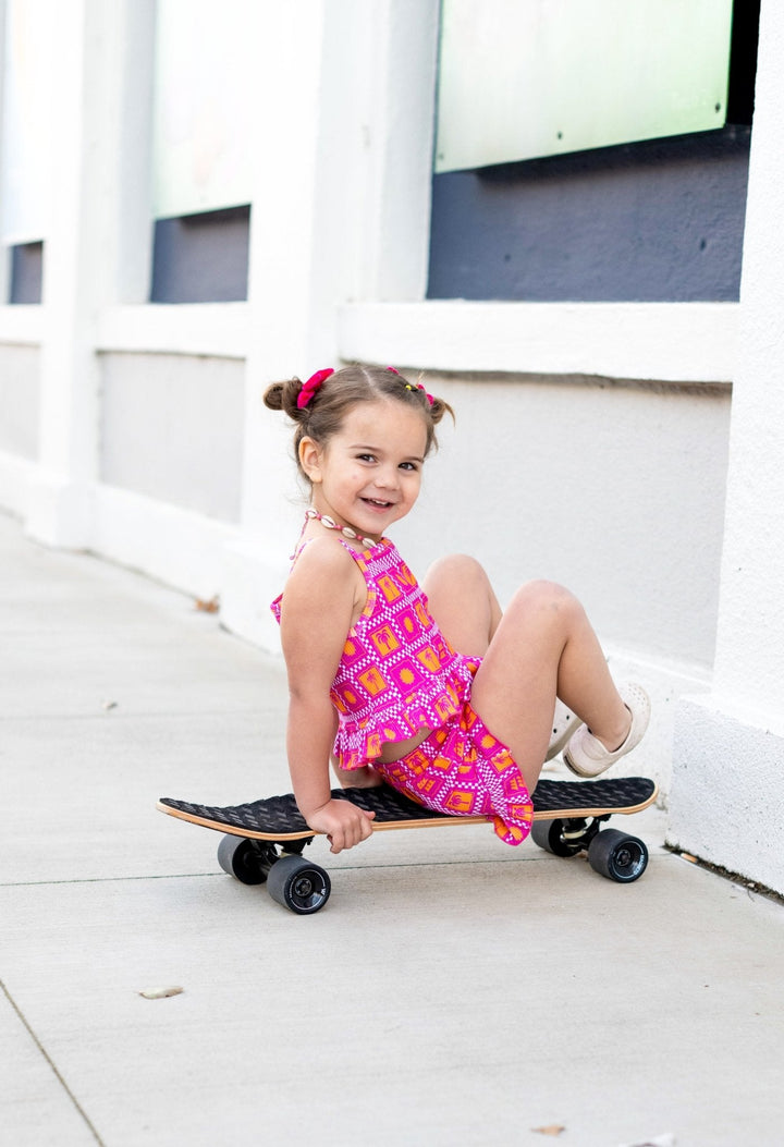 Palms & Frills Girls Two Piece Set - Tuck & Char Co.