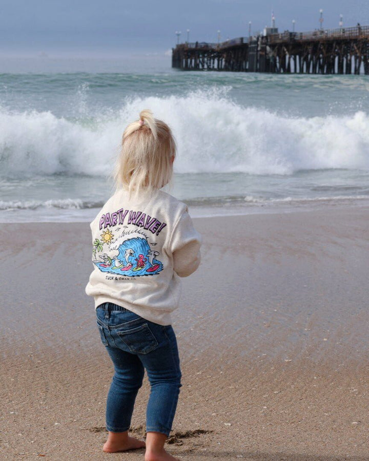 Party Wave - Crewneck Sweatshirt - Tuck & Char Co.