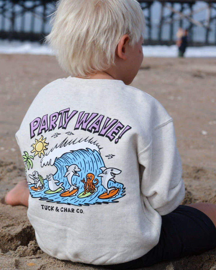 Party Wave - Crewneck Sweatshirt - Tuck & Char Co.