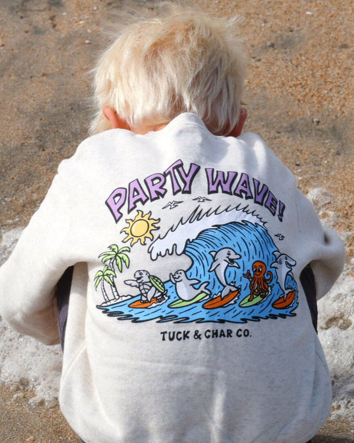 Party Wave - Crewneck Sweatshirt - Tuck & Char Co.