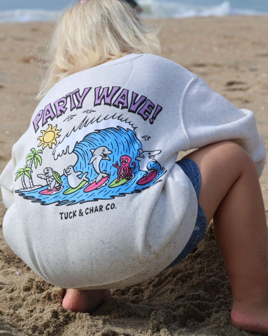 Party Wave - Crewneck Sweatshirt - Tuck & Char Co.