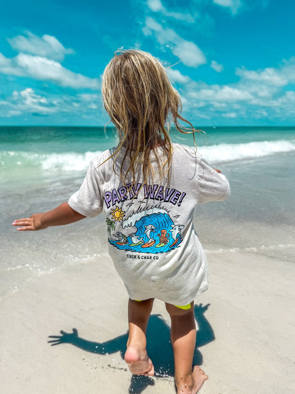 Party Wave T-Shirt - Tuck & Char Co.