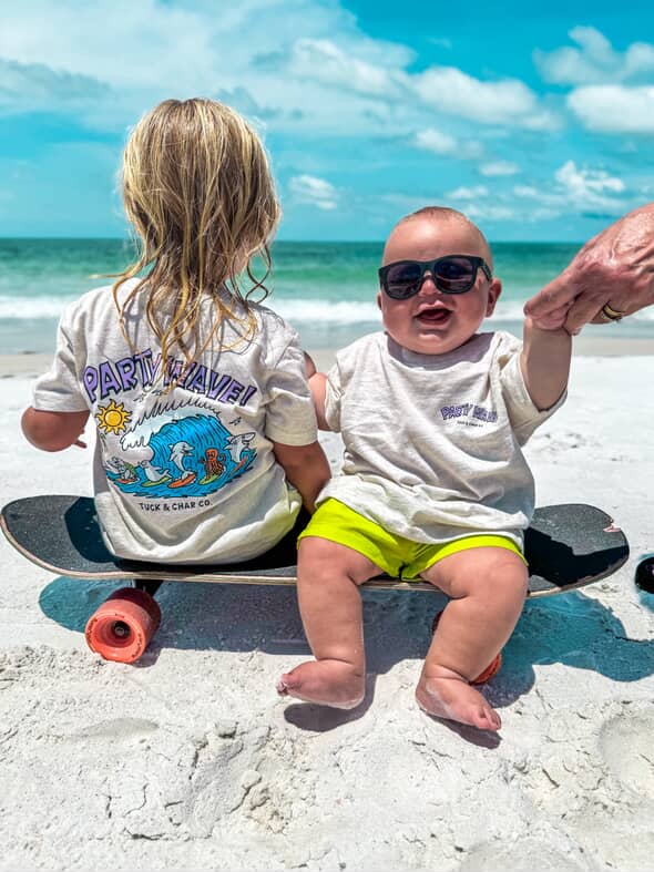 Party Wave T-Shirt - Tuck & Char Co.