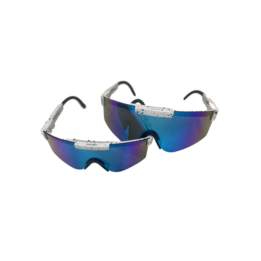 Legend & Little Legend Sunglasses Blue/White Set - Tuck & Char Co. 