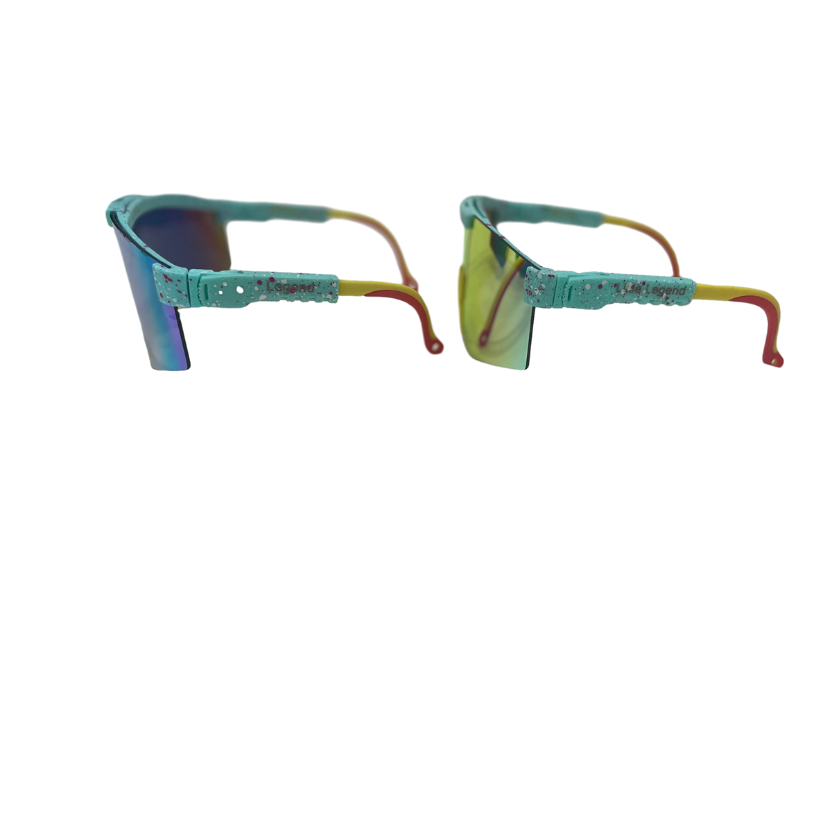 Legend & Little Legend Sunglasses Blue/Yellow Set - Tuck & Char Co. 