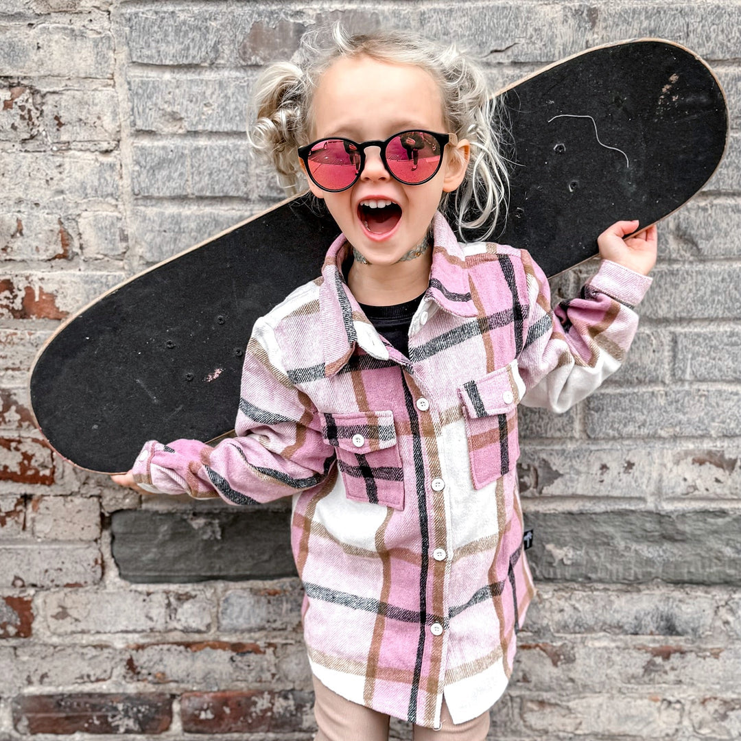 Playa Hermosa Rosa - Flannel - Tuck & Char Co.