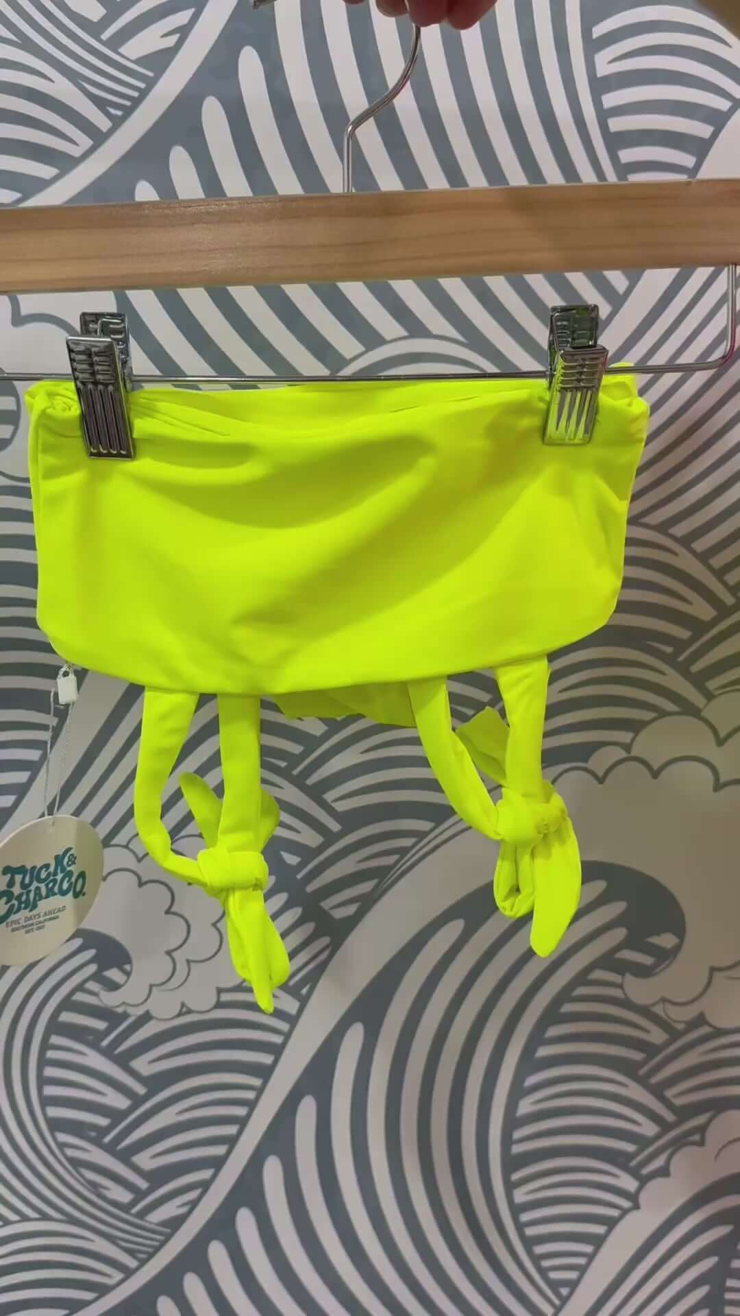 Hi-Viz Neon Yellow Girls Bikini Swimsuit