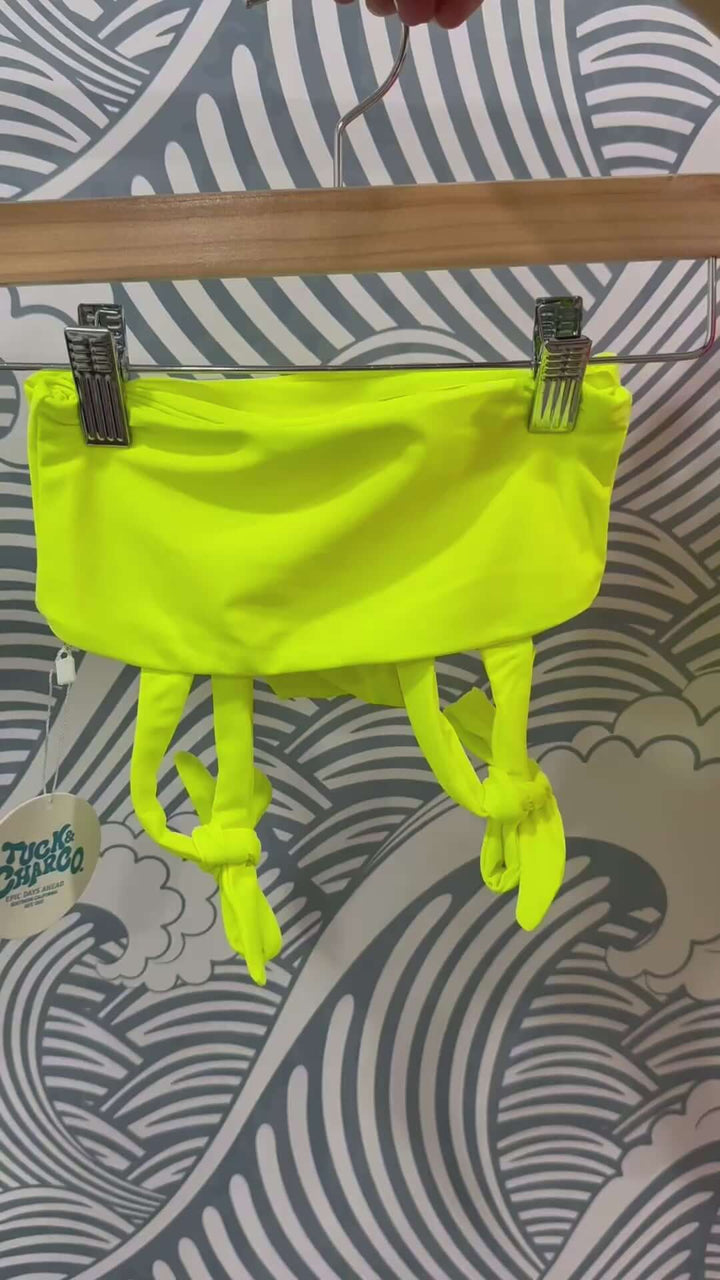 Hi-Viz Neon Yellow Girls Bikini Swimsuit